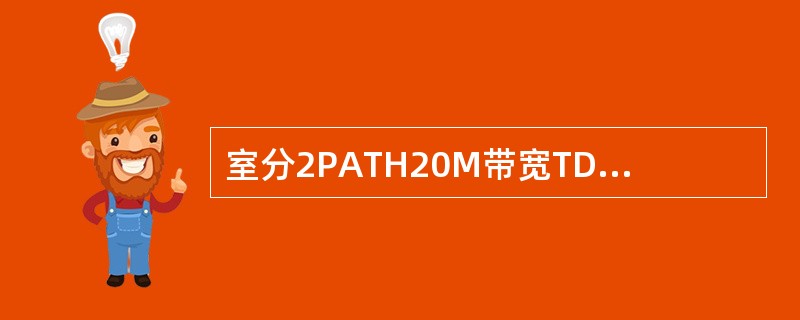室分2PATH20M带宽TD-LTE每PATH10W发射，并PA=-3，PB=1