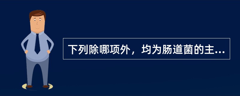 下列除哪项外，均为肠道菌的主要抗原（）