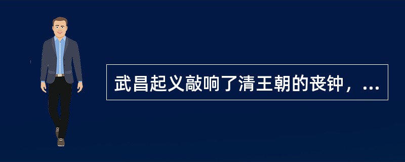 武昌起义敲响了清王朝的丧钟，具体组织和发动这次起义的团体是（）