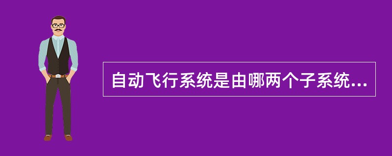 自动飞行系统是由哪两个子系统组成（）