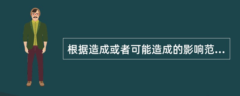 根据造成或者可能造成的影响范围和社会危害程度等情况，将文化市场突发事件划分为（）