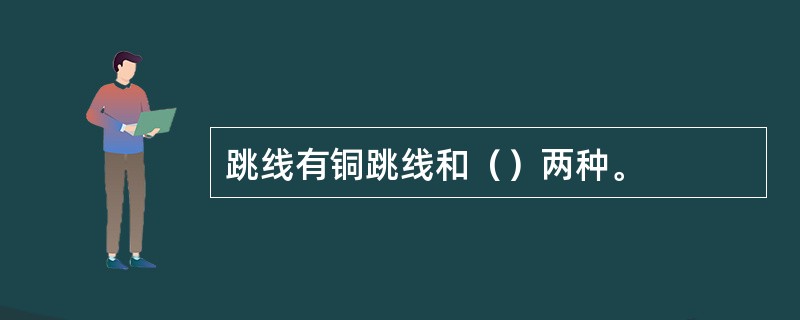 跳线有铜跳线和（）两种。