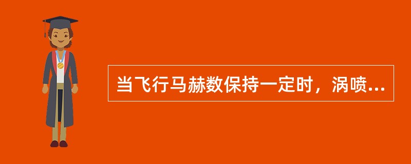 当飞行马赫数保持一定时，涡喷发动机的燃油消耗率与发动机的总效率（）.