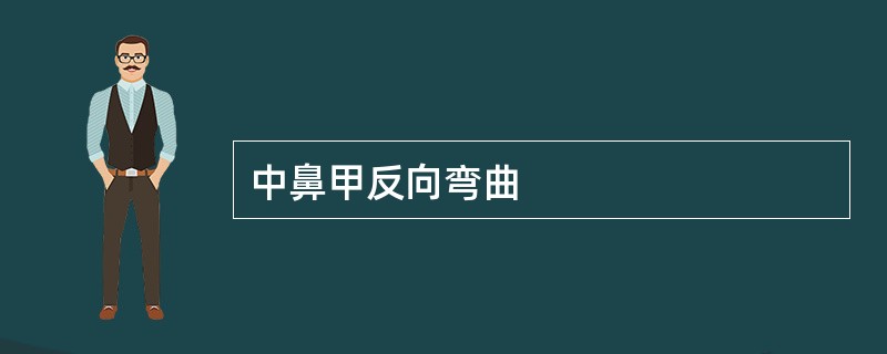 中鼻甲反向弯曲