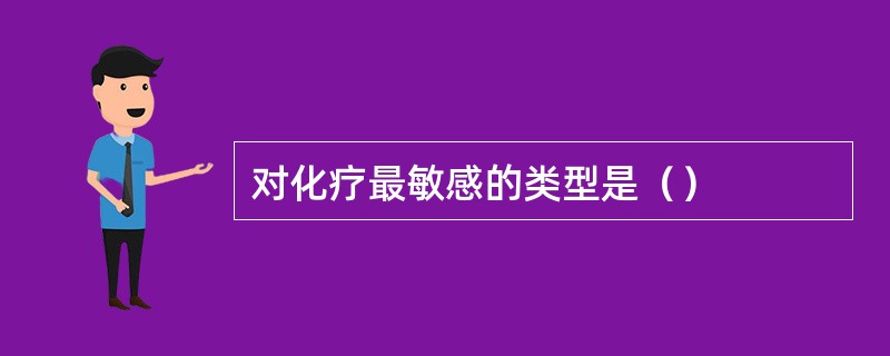 对化疗最敏感的类型是（）