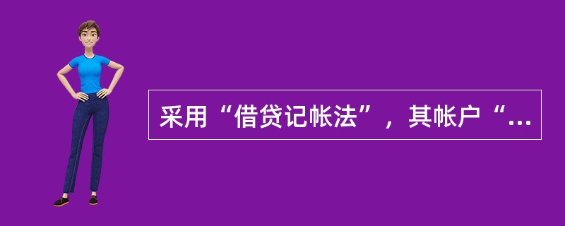 采用“借贷记帐法”，其帐户“借方”发生额填（）。