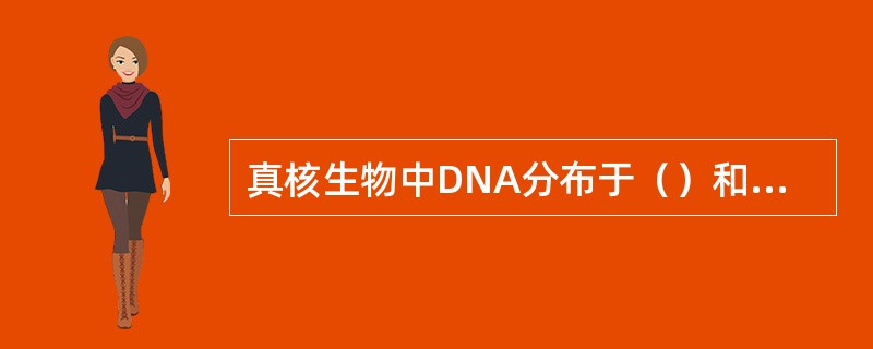 真核生物中DNA分布于（）和（），RNA分布于（）和（）。