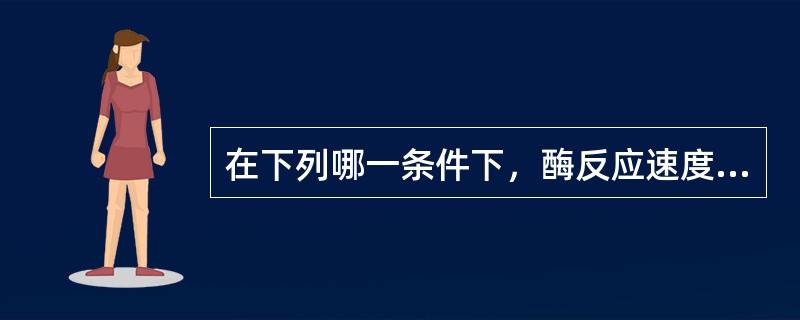 在下列哪一条件下，酶反应速度与酶浓度成正比：（）