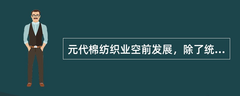 元代棉纺织业空前发展，除了统治者的重视这一原因之外，另是缘于一位关键性的人物（）