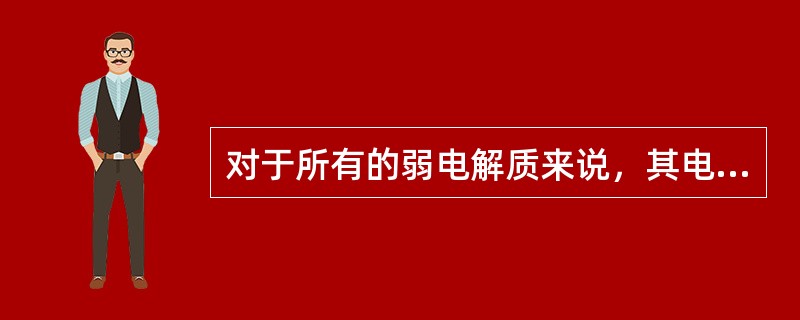 对于所有的弱电解质来说，其电离常数K不受浓度的影响，也不受温度的影响。正确：对于