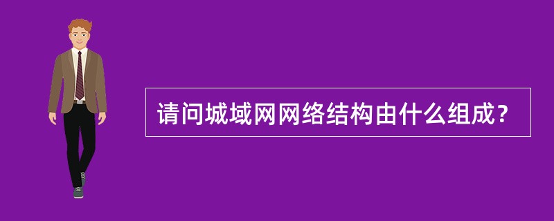 请问城域网网络结构由什么组成？