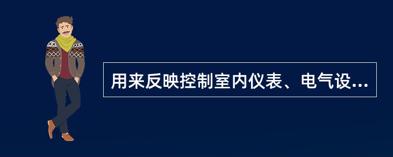 用来反映控制室内仪表、电气设备与现场仪表、电气设备之间电缆电线的实际连接情况的图