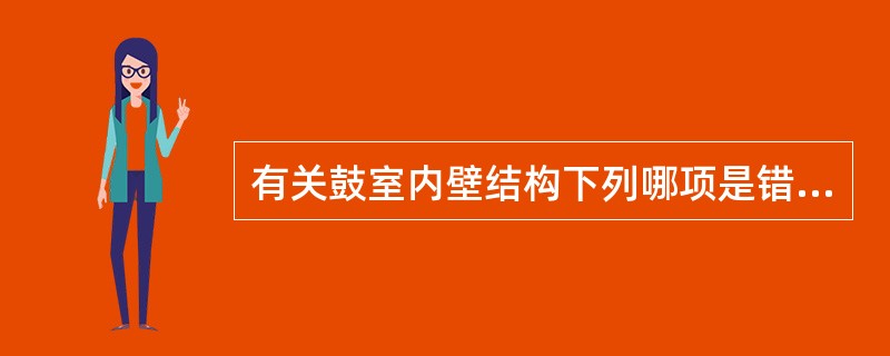 有关鼓室内壁结构下列哪项是错的（）