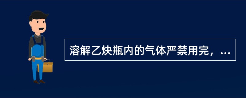 溶解乙炔瓶内的气体严禁用完，当高压表读数为零，低压表读数为（）时，应将瓶阀关紧。