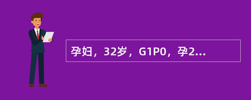 孕妇，32岁，G1P0，孕20周，诊断为妊娠期糖尿病，护士对其进行有关孕期母儿监