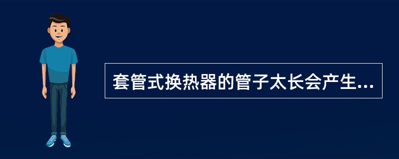 套管式换热器的管子太长会产生弯曲变形。