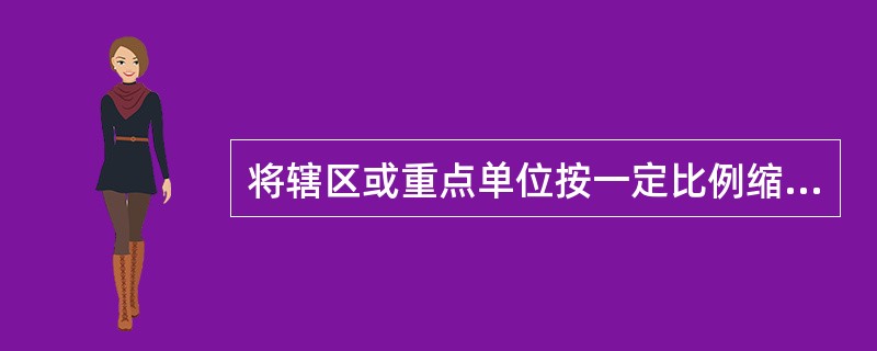 将辖区或重点单位按一定比例缩制成模型，以兵棋显示作战情况，进行想定作业的这种训练