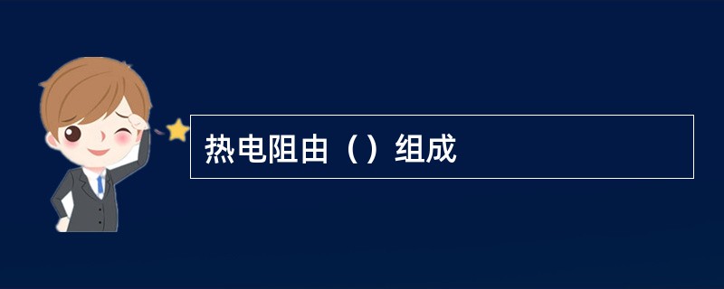 热电阻由（）组成