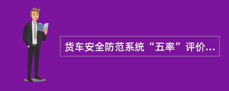 货车安全防范系统“五率”评价指标中系统故障停机时间之和不包括（）和工务施工影响时