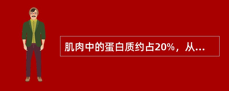 肌肉中的蛋白质约占20%，从结构上可以分为三类，它们是（），（）和结缔组织蛋白。