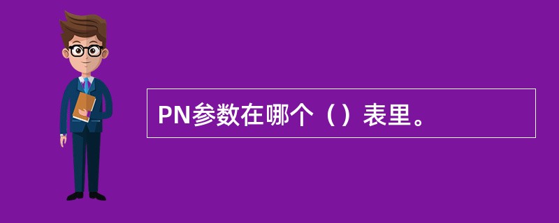 PN参数在哪个（）表里。