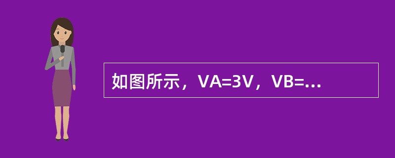 如图所示，VA=3V，VB=0V时，VZ=（）V。