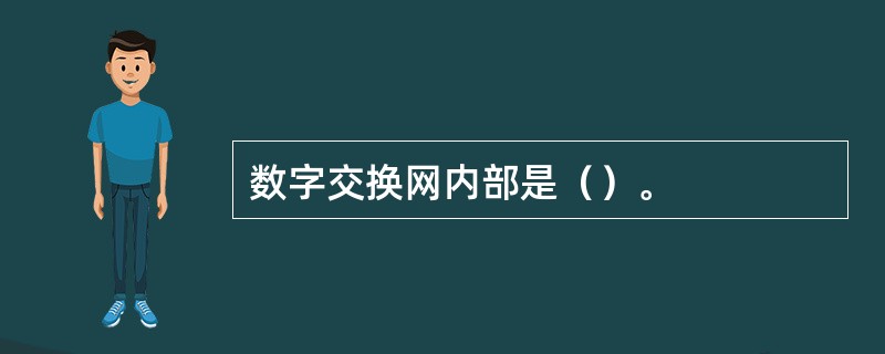 数字交换网内部是（）。