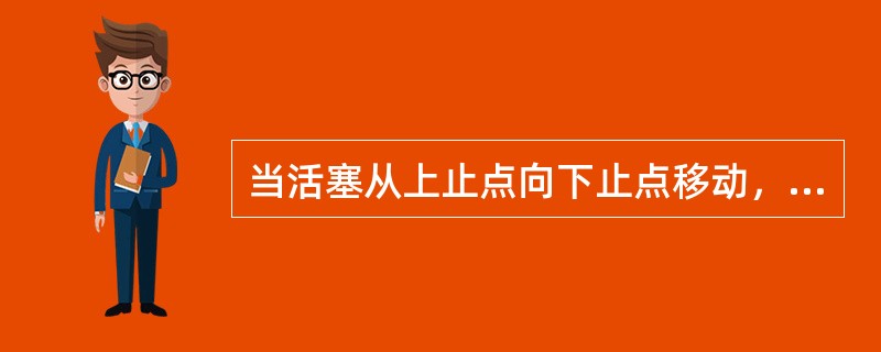 当活塞从上止点向下止点移动，进气门开启，排气门关闭，气缸内充满新鲜空气这一过程称