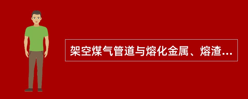 架空煤气管道与熔化金属、熔渣及其它火源的最小水平净距一般情况为（）米，有隔热保护