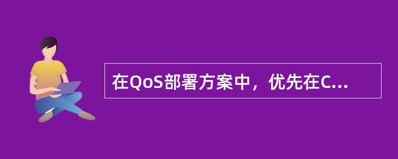 在QoS部署方案中，优先在CE业务侧端口进行（）IPP业务标识。