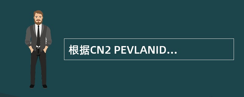 根据CN2 PEVLANID具体的分配原则，用户各种接入业务使用的VLANID为