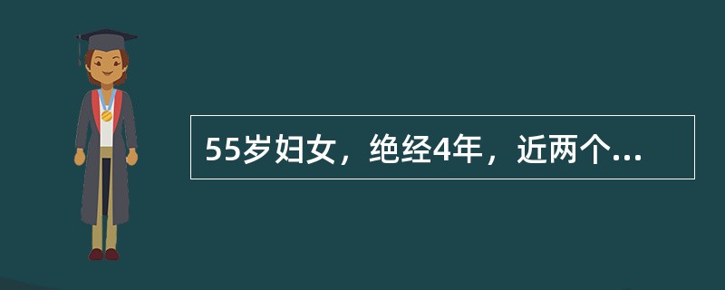 55岁妇女，绝经4年，近两个月出现少量阴道流血。查子宫稍大稍软。本例最恰当的处理