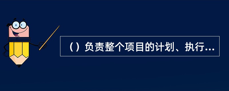 （）负责整个项目的计划、执行和控制，以保证项目目标的成功实现。