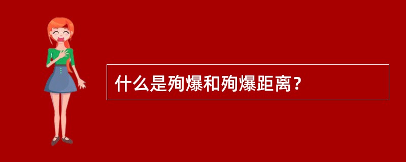 什么是殉爆和殉爆距离？