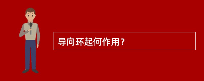 导向环起何作用？