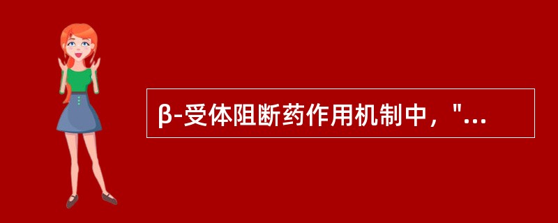 β-受体阻断药作用机制中，"能增加前列环素的合成"属于（）。