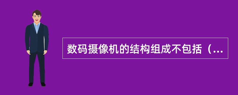 数码摄像机的结构组成不包括（）。