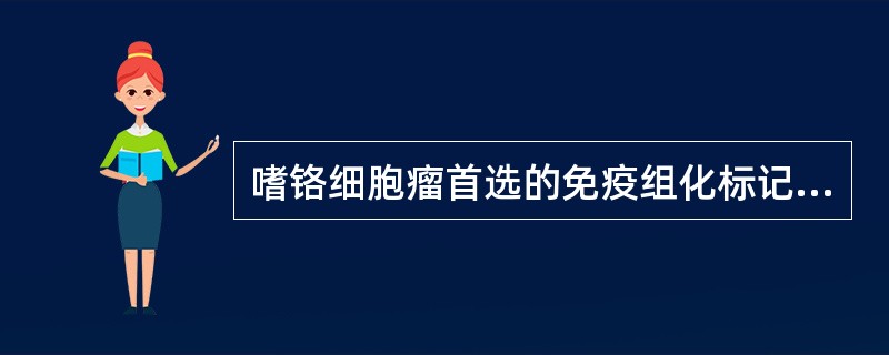 嗜铬细胞瘤首选的免疫组化标记是（）。