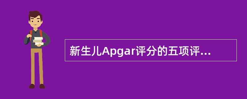 新生儿Apgar评分的五项评分依据是()