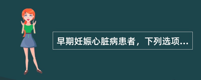 早期妊娠心脏病患者，下列选项中不是终止妊娠指征的是（）.