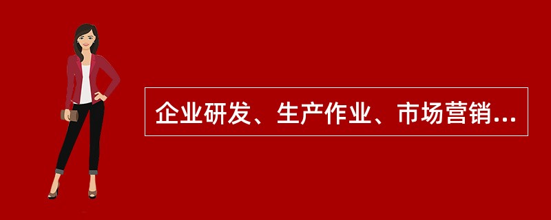 企业研发、生产作业、市场营销、财务管理和人力资源管理等战略属于（）