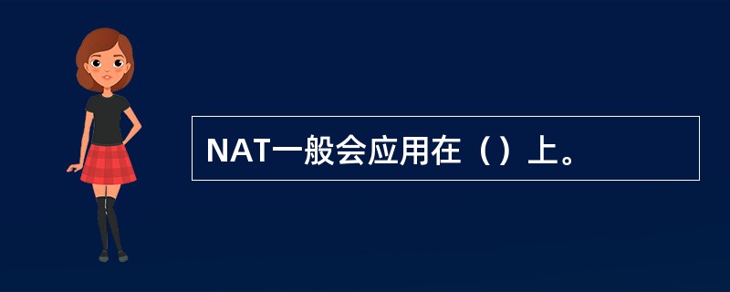 NAT一般会应用在（）上。