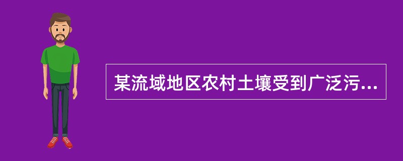 某流域地区农村土壤受到广泛污染，若对该地区土壤污染状况进行监测，合适的布点方式为