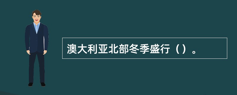 澳大利亚北部冬季盛行（）。