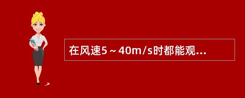 在风速5～40m/s时都能观测到的雾是（）。