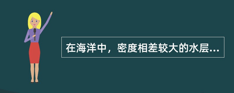 在海洋中，密度相差较大的水层界面上形成的波动称为（）。