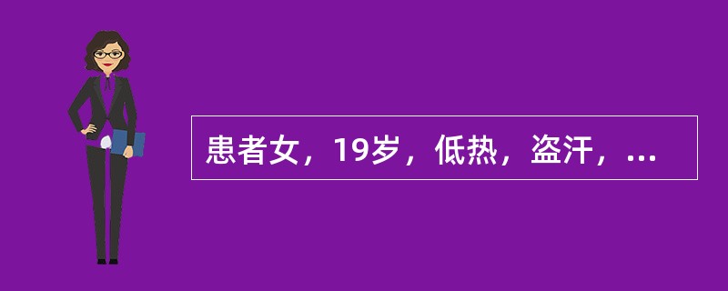 患者女，19岁，低热，盗汗，乏力，咳嗽1个月余。肺内网状、蜂窝状阴影不可见于下列