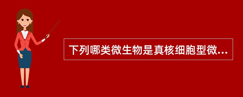 下列哪类微生物是真核细胞型微生物（）