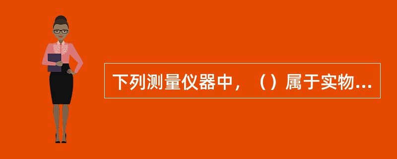 下列测量仪器中，（）属于实物量具。