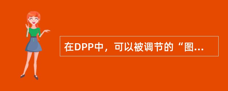 在DPP中，可以被调节的“图像处理条件信息”被称作为（）。